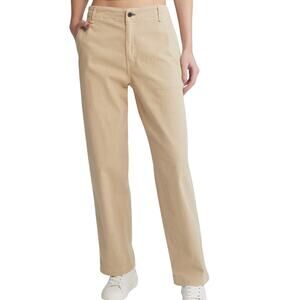 The Great. Women's Garment Dyed Chino Ranger Pants Lightweight Tan Size 25 NWT